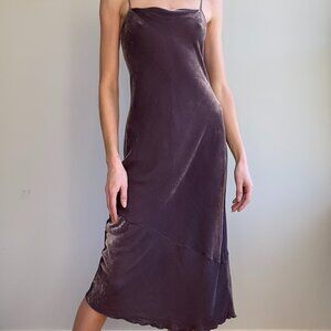 Reformation salamanca velvet slip dress